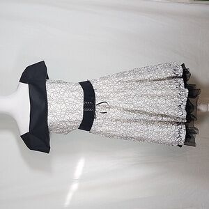 💚 Knit workshop formal dress A line cut